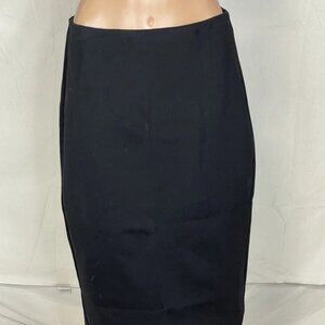 THE ROW Women’s Stretch Jersey Midi Skirt Black Size M – Pre-Owned